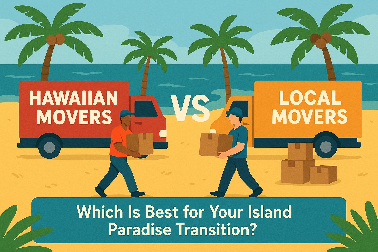 Hawaiian Movers vs. Local Movers: Which Is Best for Your Island Paradise Transition?